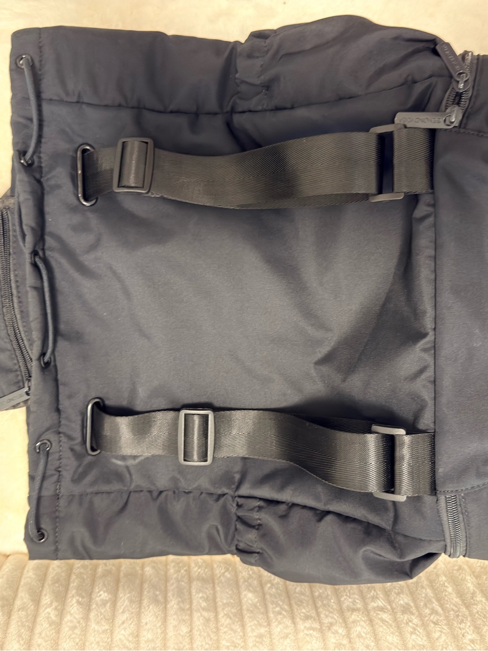 Beyond Yoga Black Nylon Backpack with Adjustable Straps